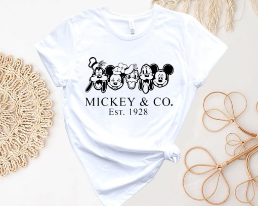 Mickey & Co 1928 Shirt, Retro Vintage Disney Shirt