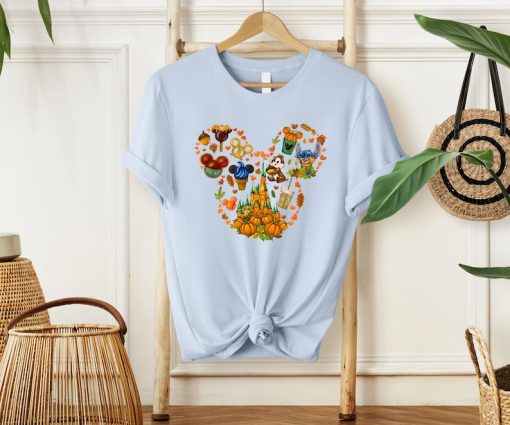 Disney Fall Castle Shirt, Disney Cute Shirt, Disney Pumpkin Shirt