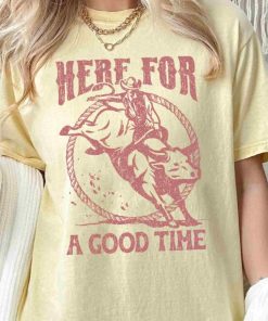 Comfort Colors® Western Shirt, Here For A Good Time, Rodeo Shirt