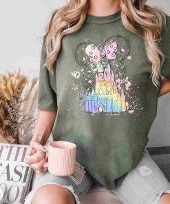 Comfort Colors® Disney Watercolor Castle Minnie Tee