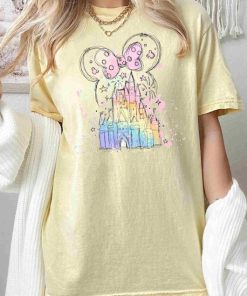 Comfort Colors® Disney Watercolor Castle Minnie Tee