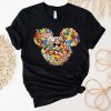 All Disney Characters Inside Mickey Head T-Shirt, Mickey Mouse Shirt