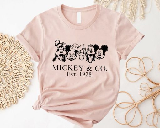 Mickey & Co 1928 Shirt, Retro Vintage Disney Shirt