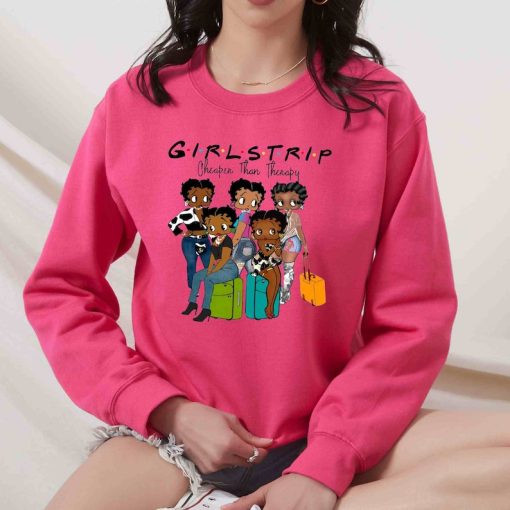 Black Girls Trip Betty Boop Sweatshirt