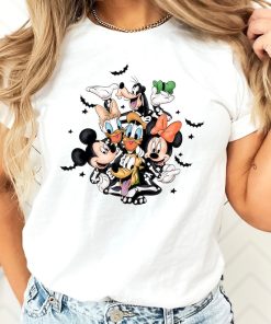 mouse and friends Characters Halloween Skeleton Shirt