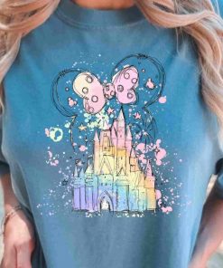 Comfort Colors® Disney Watercolor Castle Minnie Tee