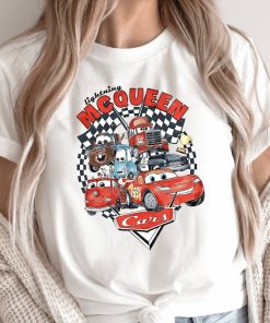 Retro Lightning Mcqueen Shirt, Vintage Disney Cars Shirt