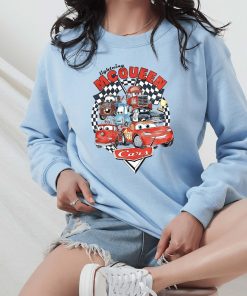 Retro Lightning Mcqueen Sweatshirt, Vintage Disney Cars