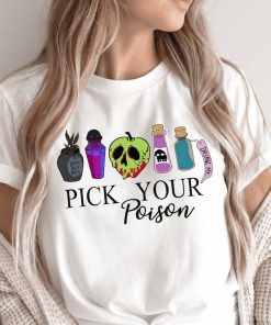 Pick Your Poison Shirt, Disney Villain Shirt, Disney Halloween Shirt