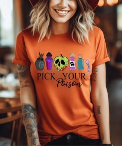 Pick Your Poison Shirt, Disney Villain Shirt, Disney Halloween Shirt