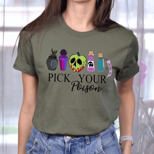 Pick Your Poison Shirt, Disney Villain Shirt, Disney Halloween Shirt