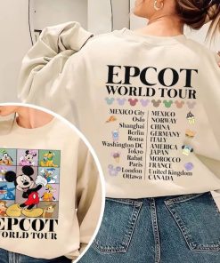 Disney Epcot World Tour Shirt, Mickey and Friends Shirt