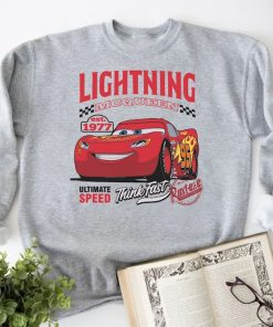 Retro Lightning McQueen Sweatshirt, Pixar Cars Movie Shirt