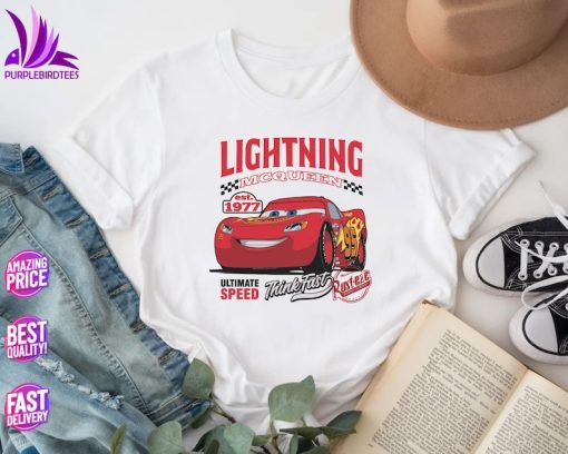 Retro Lightning McQueen Sweatshirt, Pixar Cars Movie Shirt