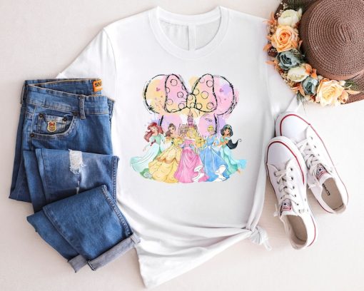 Disney Princess Shirt, Disney Watercolor Castle Tee, Disney Vacation