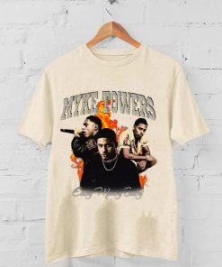 Myke Towers T-shirt, Vintage Myke Towers 90s Shirt