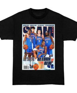 Vintage Style OKC Basketball T-Shirt, Thunder Graphic Tee