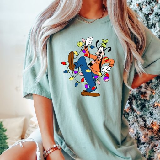 Comfort Colors® Goofy Christmas Shirt, Disneyland Christmas Shirt