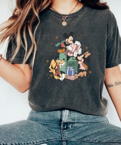 Comfort Colors® Mickey and Minnie Christmas Shirt