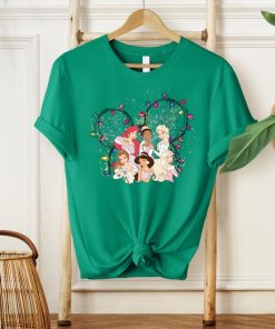 Merry Christmas Princess Shirt, Disney Christmas Watercolor Shirt