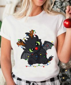 Cute Toothless Christmas Lights Shirt