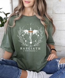 Fourth Wing Sweatshirt, Basgiath War College Comfort Colors Shirt