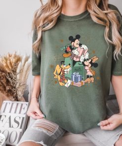 Comfort Colors® Mickey and Minnie Christmas Shirt