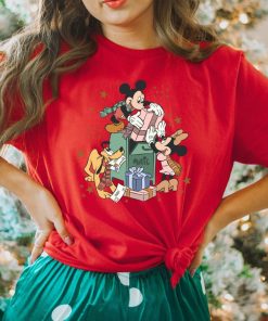 Comfort Colors® Mickey and Minnie Christmas Shirt