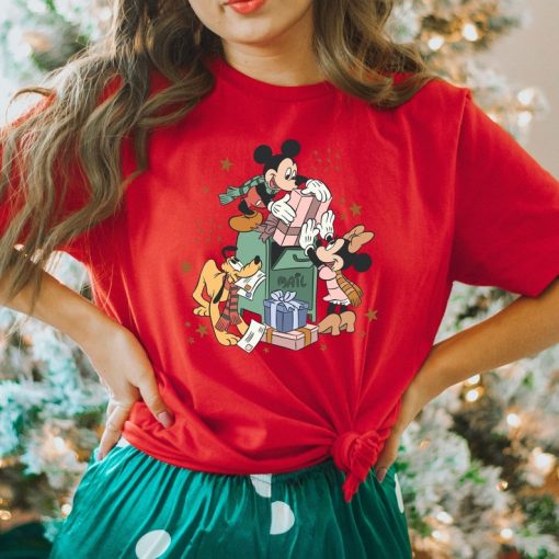 Comfort Colors® Mickey and Minnie Christmas Shirt