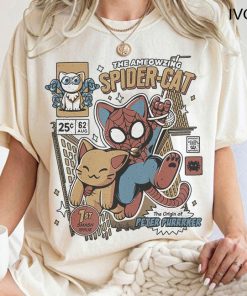 Spider Cat Comfort Colors Shirt, The Ameowzing Spider Cat