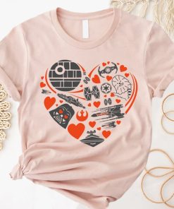 Star Wars Death Star Valentines Day Shirt, Star Wars Love Shirt