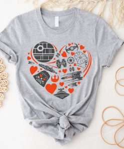 Star Wars Death Star Valentines Day Shirt, Star Wars Love Shirt