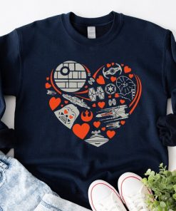 Star Wars Death Star Valentines Day Shirt, Star Wars Love Shirt