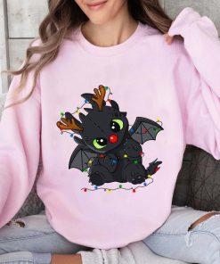 Cute Toothless Christmas Lights Shirt