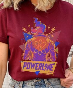 Retro 90s Disney A Goofy Movie Powerline Neon Portrait Shirt