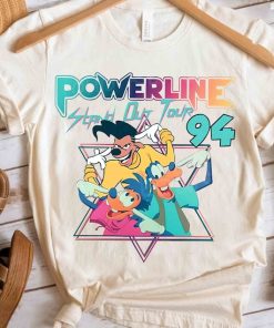 Disney Retro 90s A Goofy Movie Powerline Stand Out Tour 94 Shirt