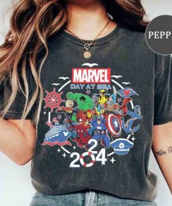 Marvel Day At Sea Comfort Colors Shirt, Marvel Superhero shirt