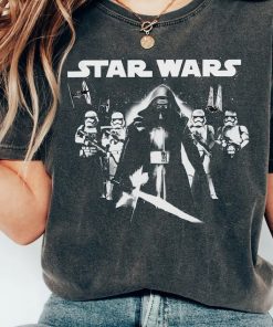 Star Wars Kylo Ren & Stormtrooper Ready To Fight Retro Shirt