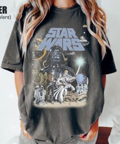 Vintage Star Wars Comfort Colors Shirt, Disney Galaxys Edge Shirt