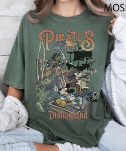 Pirates of the Caribbean Disneyland Shirt, Mickey and Friends Shirt