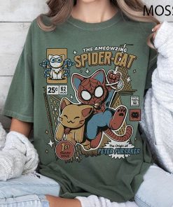 Spider Cat Comfort Colors Shirt, The Ameowzing Spider Cat