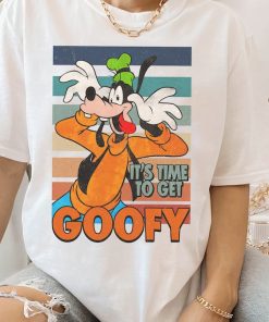 Vintage 90s It's Time To Get Goofy Shirt, Funny Disney T-shirt