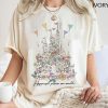 Happiest Place on Earth Shirt, Disney Castle Floral Shirt