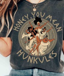 Disney Hercules Diva The Muses Honey You Mean Hunkules Retro 90s Shirt