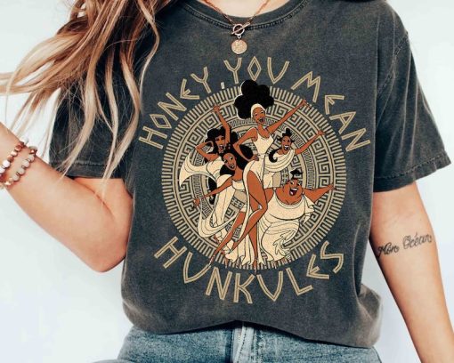 Disney Hercules Diva The Muses Honey You Mean Hunkules Retro 90s Shirt