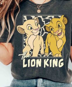 Disney Lion King Simba And Young Nala Hakuna Matata Retro Shirt