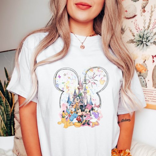 Comfort Colors® Mickey And Friend T-Shirt, Disney Castle Shirt