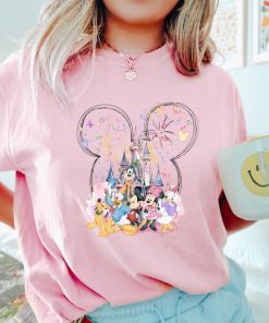 Comfort Colors® Mickey And Friend T-Shirt, Disney Castle Shirt