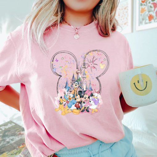 Comfort Colors® Mickey And Friend T-Shirt, Disney Castle Shirt