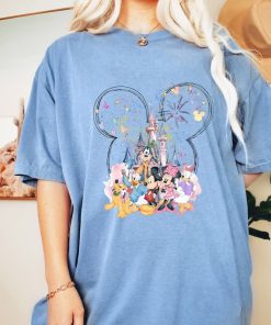 Comfort Colors® Mickey And Friend T-Shirt, Disney Castle Shirt